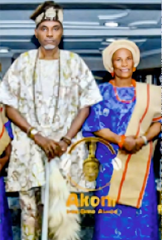 Our Royal Father for our event Akoni Iran omo Alade. His Royal Majesty, Oba (Prof.) Saka Adelola Matemilola, (Oluyalo Otileta VII) Olowu of Owu Kingdom