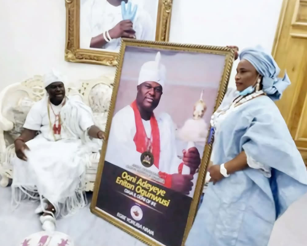 Visit to our Royal FATHER, His Imperial Majesty Oba, Dr. Adeyeye Enitan Babatunde Ogunwusi, (Ojaja, II). The Ooni of Ife