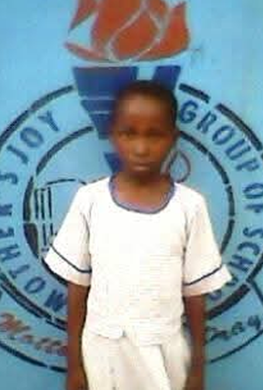 Gave this girl scholarship 2017 at mothers joy private school itori ewekoro LG Ogun State.