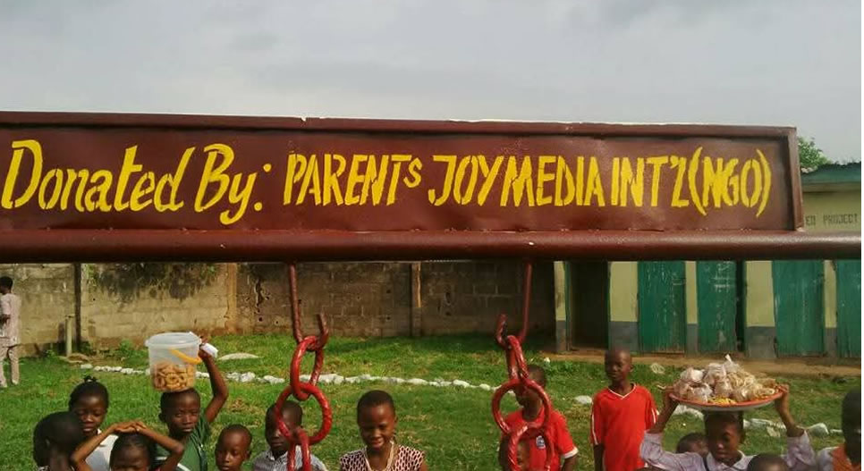 Donated By Parents Joy Media int’l Initiative, for All Saint primary school itori Ago.Owu EWEKORO LGA at 90 years anniversary.